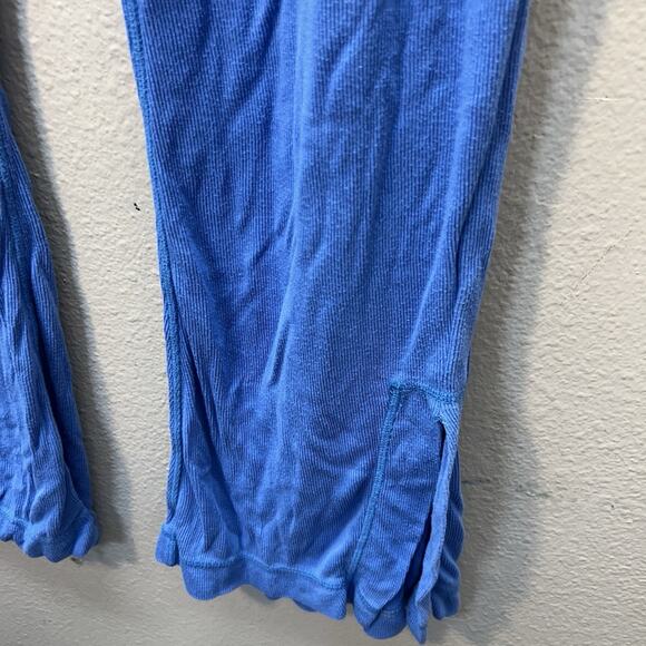 Urban Outfitters Out From Under Ribbed Flare Lounge Pants Drawstring Side Slit M - Picture 4 of 7
